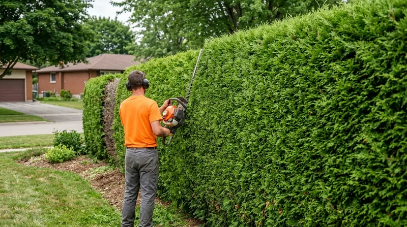 Cedar Hedge Trimming Kitchener